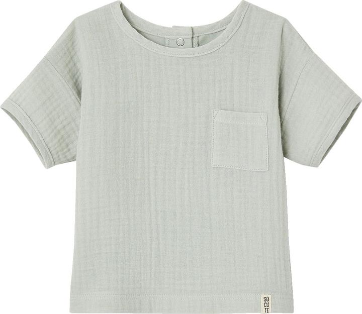 Vertbaudet Baby T-Shirt mit Materialmix (92)