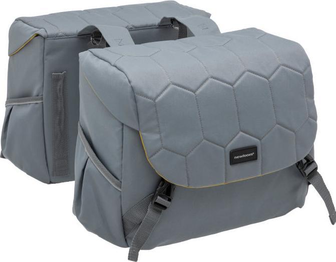 New Looxs Tasche Mondi Joy Double Quiltedgrey. (38 l, Gepäckträgertasche)