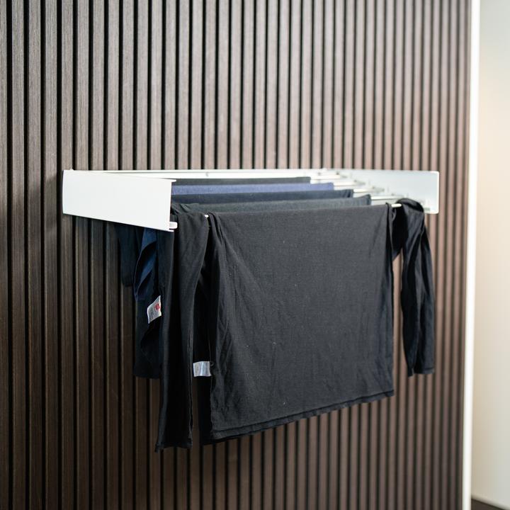 Actual product image Scandinavian Collection Foldable wall-mounted drying rack - 80 x 40 x 9.5 cm