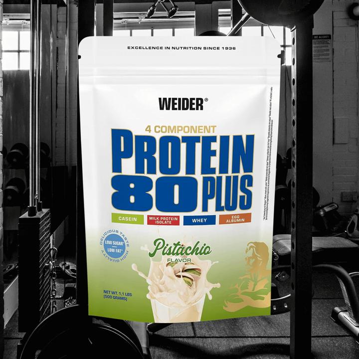 Actual product image Weider Protein 80 Plus (Pistachio nut, 1 pcs., 500 g)
