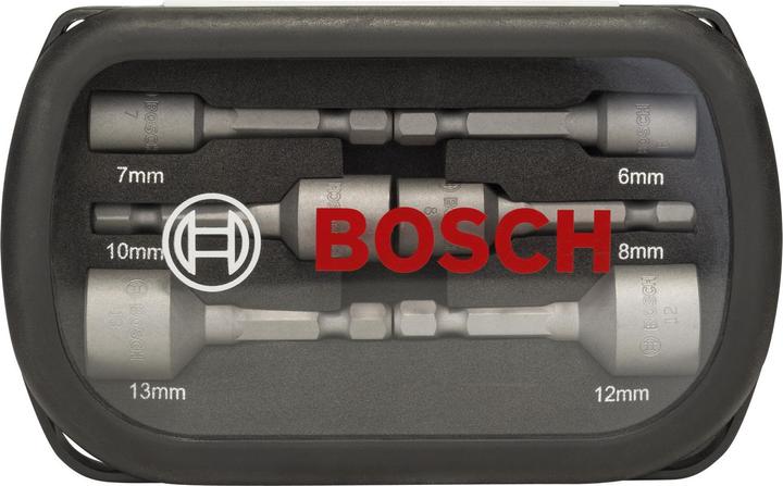 Actual product image Bosch Professional Zubehör Socket wrench set 6 pieces (10 mm, 8 mm, 7 mm, 6 mm, 12 mm, 13 mm)