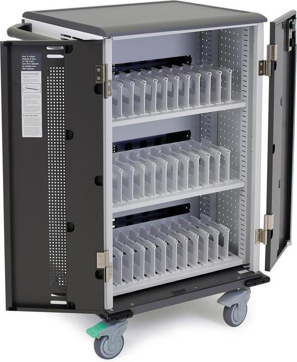 Immagine prodotto Ergotron YESMOR36 Carrello di ricarica per mini-portatili Chromebooks, tablet e laptop
