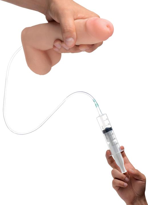 Actual product image XR Brands Dual Density Squirting Dildo