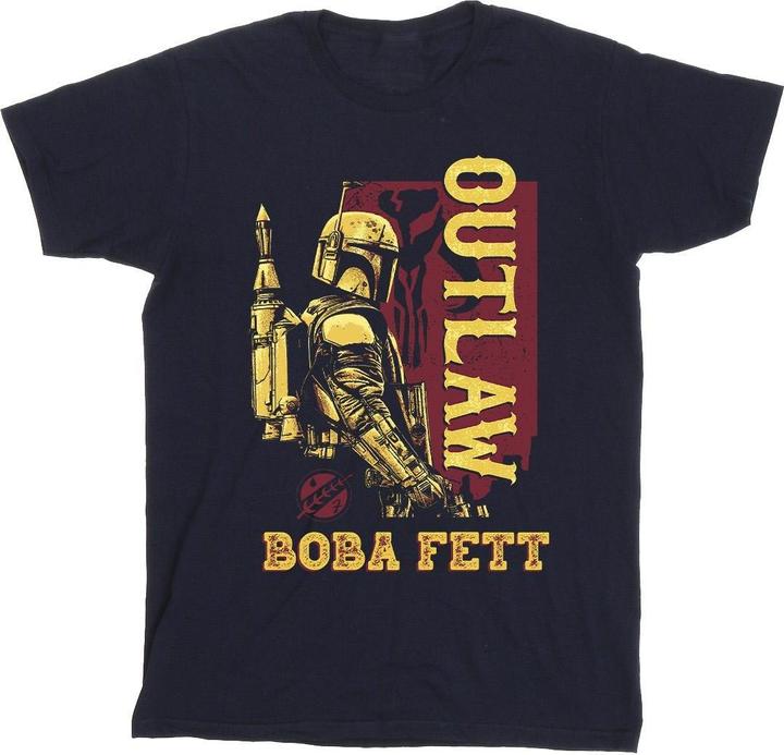 Image du produit Star Wars - T-shirt THE BOOK OF BOBA FETT DISTRESSED OUTLAW - Homme (XXL)