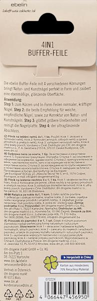 Actual product image dm ebelin 4in1 Buffer File