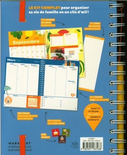 Produktbild Mon agenda familial : septembre 2024, décembre 2025 (Harter Einband, Französisch)