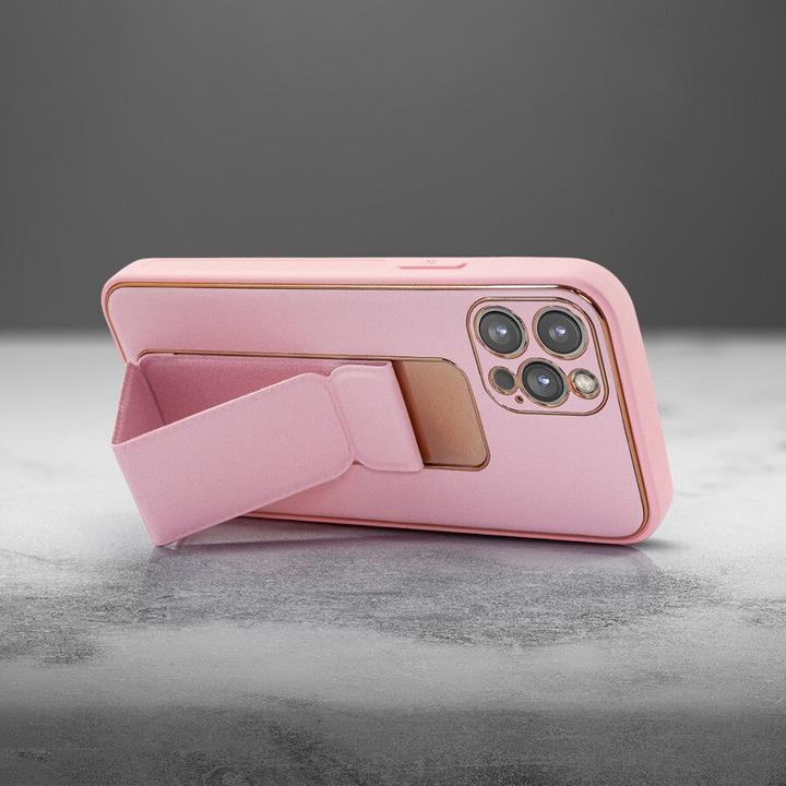Produktbild Cabana Hülle iPhone 13 Pro - Hardcase Schutzhülle Luxury Rosa No.11 Made in Europe Handmade (Apple iPhone 13 Pro)