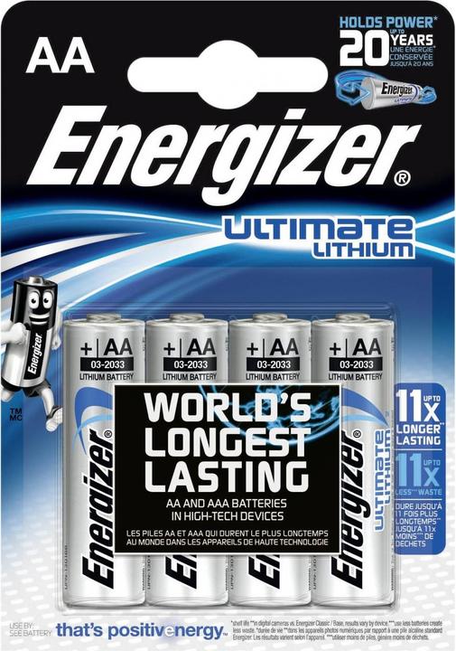 Image du produit Energizer Lithium ultime (4 pcs, AA, 3000 mAh)