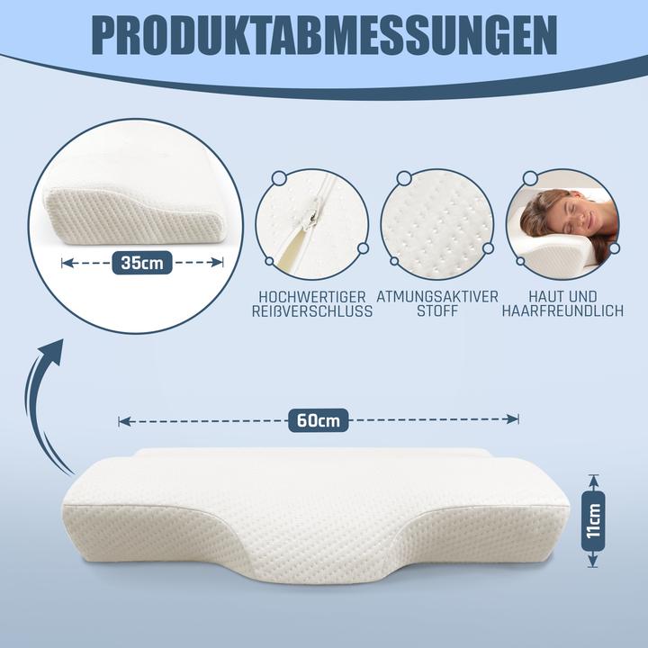 Produktbild Bestschlaf Anti-Schnarch Kissen »Visko« (35 x 60 x 11 cm)
