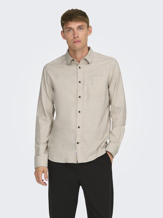 Produktbild Only & Sons Normal geschnitten Hemdkragen Hemd Hemd (M)