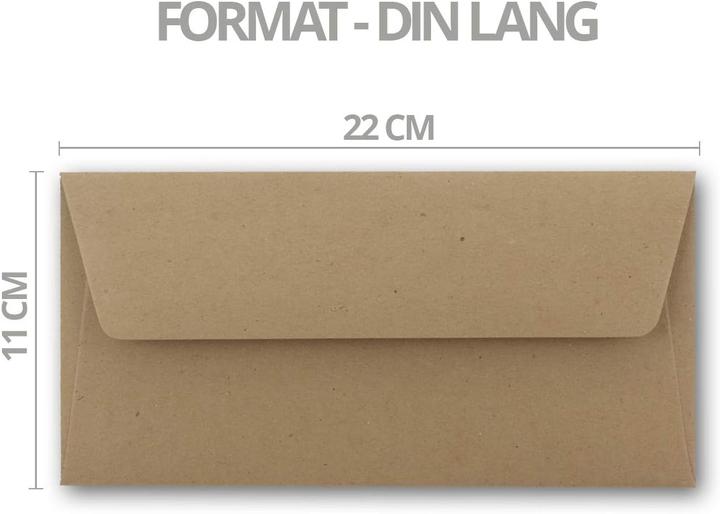 Produktbild Neuser Papier DIN Lang Briefumschläge (200 Stück) (200 x)