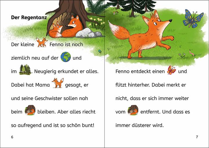 Produktbild Loewe Bildermaus - Geschichten vom mutigen kleinen Fuchs (Deutsch, Loewe Erstlesebücher, Eva Hierteis, Nadine Y. Resch, 2024)