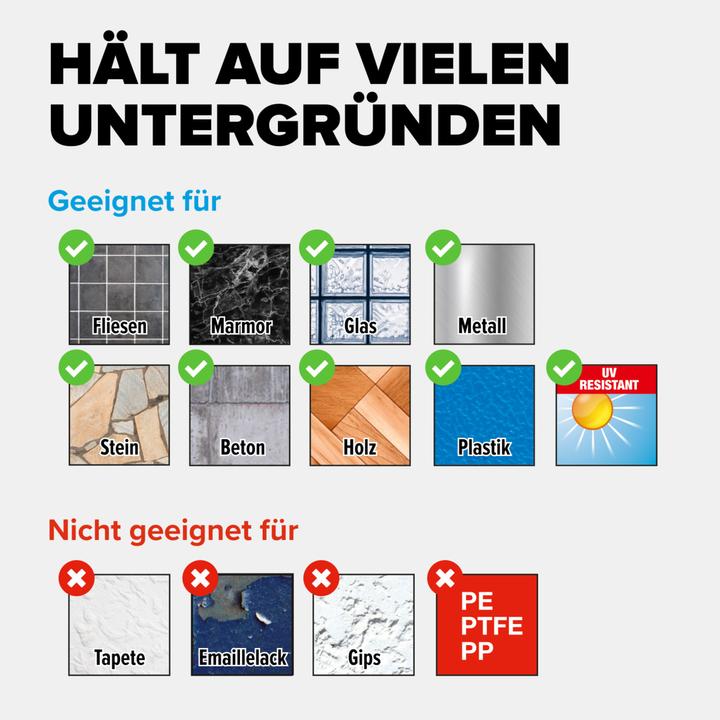 Produktbild tesa SMOOZ Handtuchhalter zweiarmig inkl. Klebelösung ohne Bohren