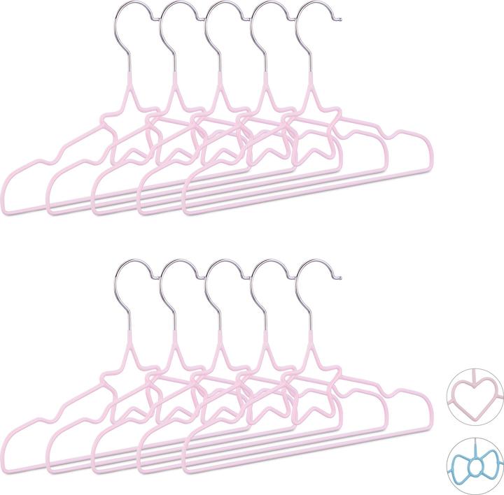 Immagine prodotto Relaxdays Set da 10 grucce per bambini (10 x)