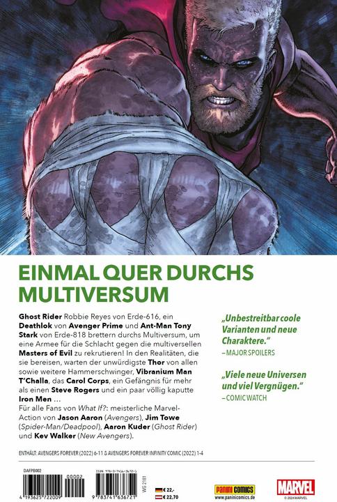 Produktbild Panini Avengers Forever (Deutsch, Jim Towe, Aaron Kuder, Kev Walker, Jason Aaron, 2024)