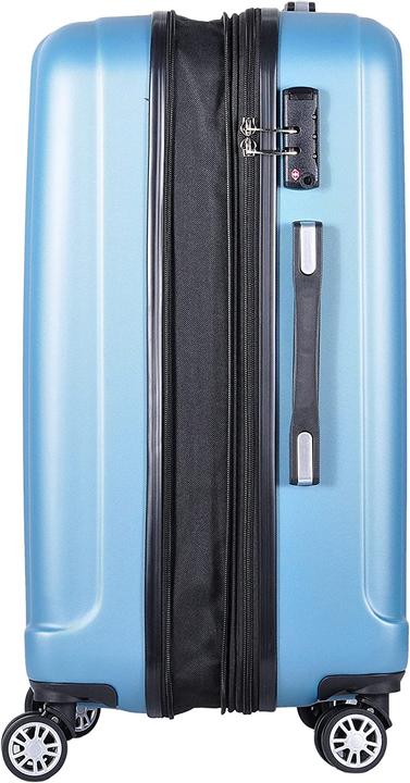 Actual product image Beibye Travel Suitcase Set, Ice Blue (115 l, M (50 - 90l), L (90 - 115l), XL (from 140l))