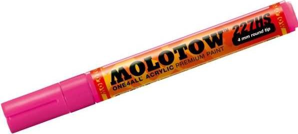 Actual product image Molotow Felt-tip pen One4all 227HS neon pink fluorine (neon pink fluorecent, 4 mm, 1 x)