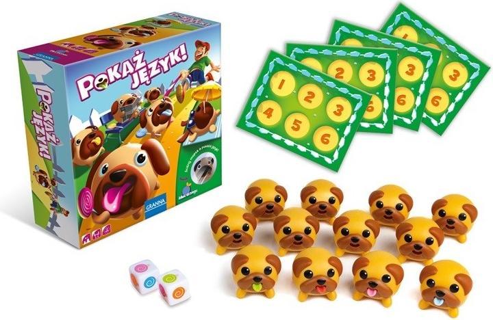 Actual product image Adamigo Show your tongue! Game for pre-school children 00446 GRANNA