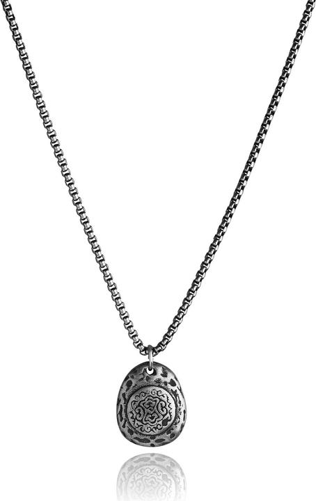Produktbild Leyda Halskette Herren Plaquette (Edelstahl, 50 cm)