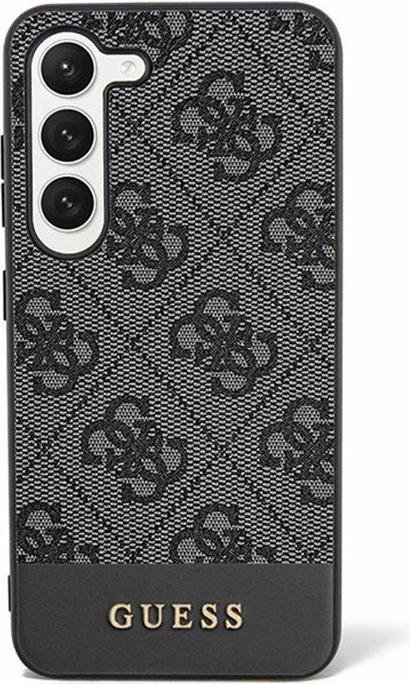 Productafbeelding Guess Hoesje voor S24+ S926 GUHCS24MG4GLGR hardcase 4G Stripe Collection zwart (Samsung Galaxy S24+)
