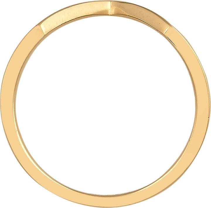 Image du produit Elli PREMIUM Bague en forme de V Basic 925 argent rhodié (54, Argent 925)