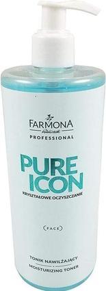 Konjac Sponge FARMONA PROFESSIONAL Pure Icon Moisturising Toner tonic nawilżający do twarzy 500ml (Tonic water, 500 ml)