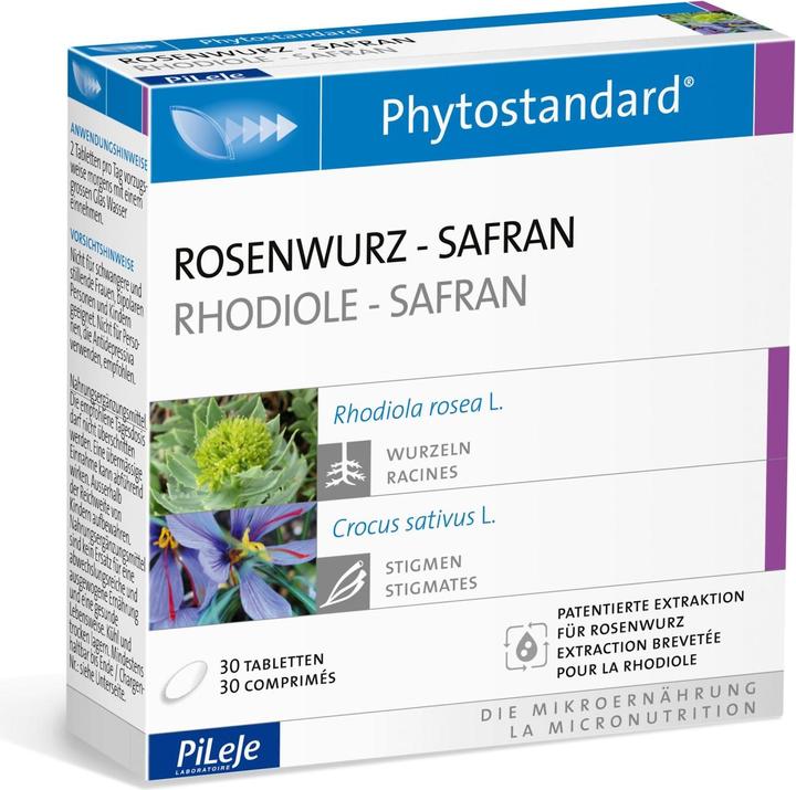 Immagine prodotto Phytostandarts Radice di rosa - compressa di zafferano (30 Pezzo/i, Pillole, 22 g)