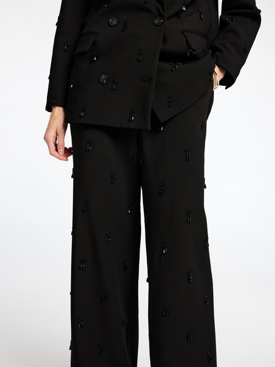 Actual product image Selected Femme Embellished wide-leg trousers (36)