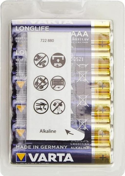 Produktbild Varta Longlife (12 Stk., AAA, 1200 mAh)