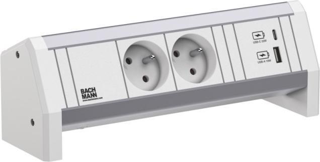 Actual product image Bachmann BACH socket strip (2 x, CEE 7/5, CEE 7/3, 0.25 m)