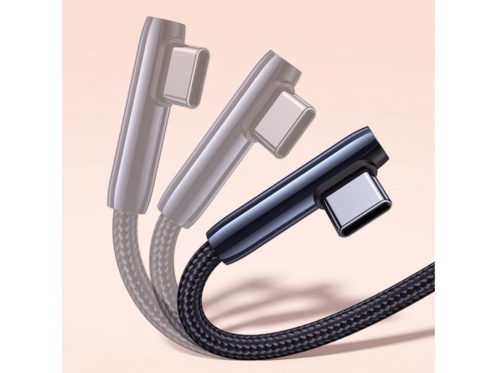 Produktbild Ugreen Cable USB to USB-C US317 Angled, 2m (black) (2 m, USB 2.0)