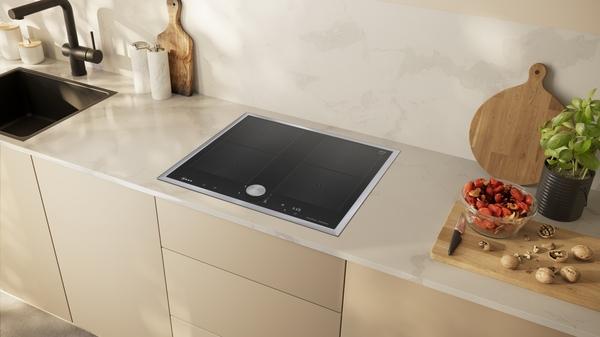 Image du produit Neff N 90, Table de cuisson à induction, 60 cm, noir, Avec cadre en applique