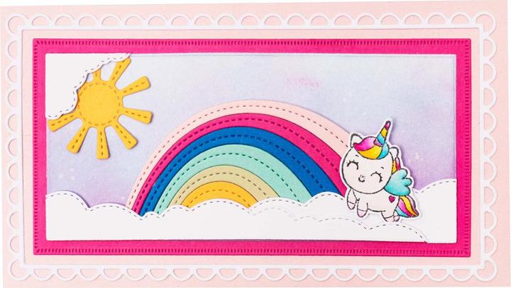 Immagine prodotto art by marlene Cutting Dies "Slimline Mini Rainbow" Essentials