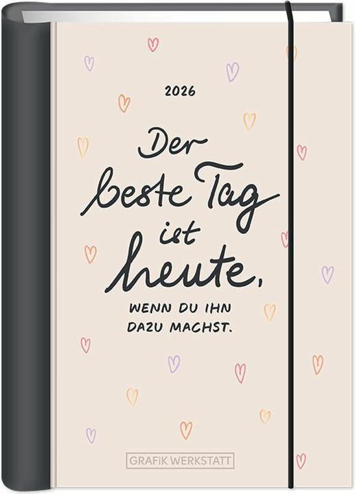 Actual product image Terminplaner 2026 Der beste Tag (10 x 15.5 cm, Hardcover, German)