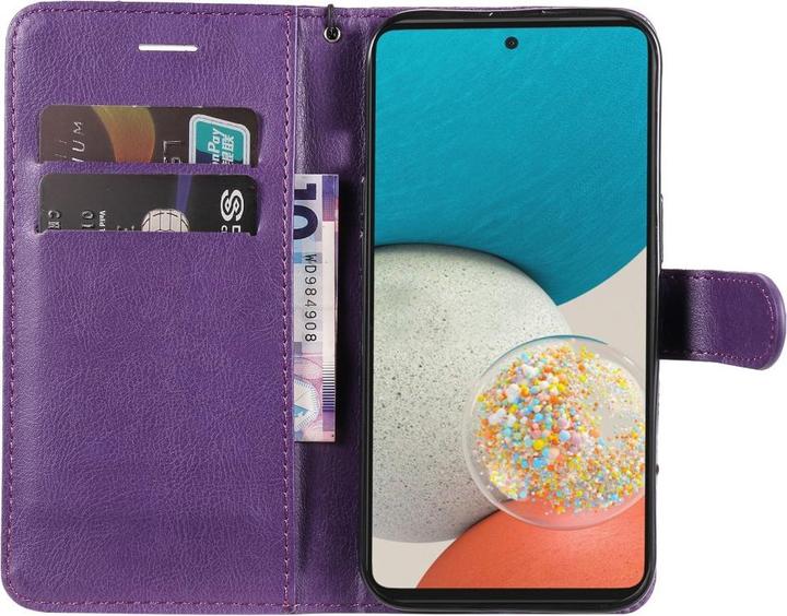 Produktbild Cover-Discount Galaxy A53 5G - Leder Etui Hülle violett (Samsung Galaxy A53 5G)