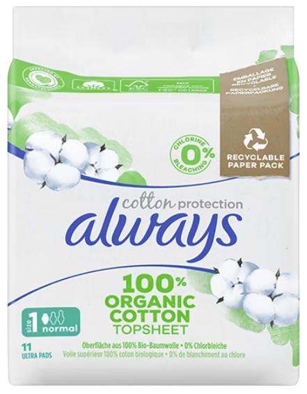 Produktbild Always Cotton Protection (66 x, Damenbinden)