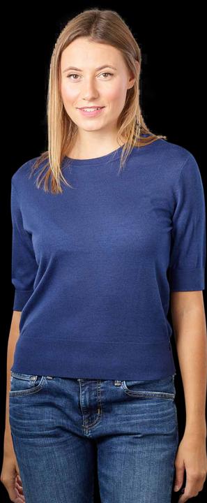 Produktbild Scotch & Soda Short Sleeve Pullover Crew Neck Marine Melange (L)