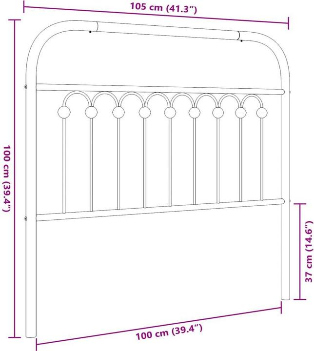 Produktbild VidaXL Kwabina (105 x 3 x 100 cm)
