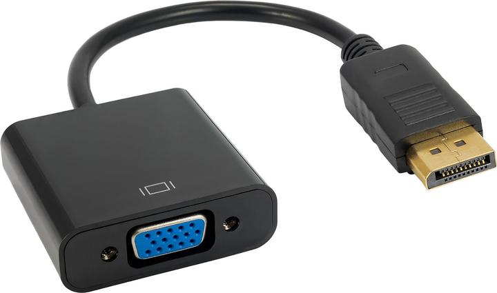 Produktbild Akyga AK-AD-36, 0,15 m, VGA (D-Sub), DisplayPort, Weiblich, Männlich, Gerade (VGA, 27.50 cm)