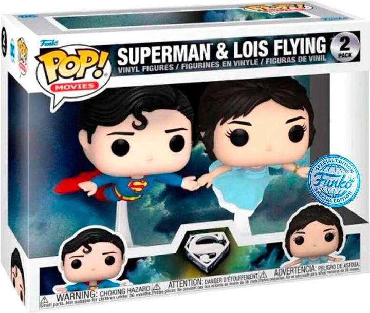 Immagine prodotto Funko POP! Moment DC Comics Superman/Lois Flying (2PK) EXM