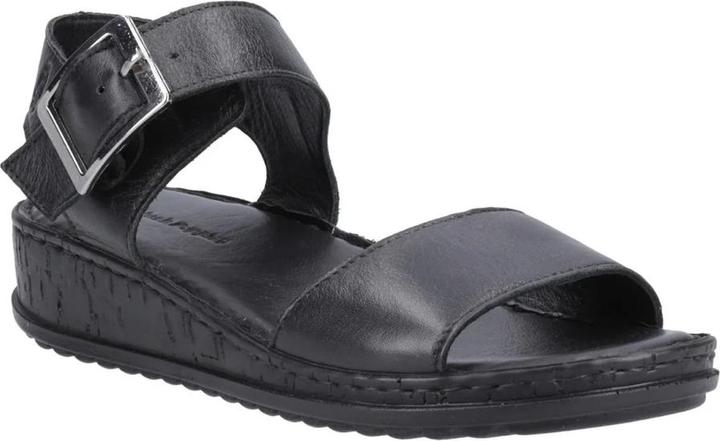 Actual product image Hush Puppies Womens/Ladies Ellie Leather Wedge Sandals (37)