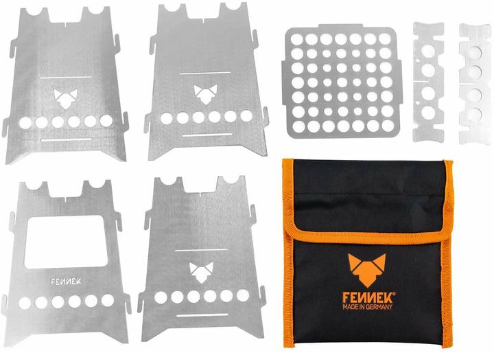 Image du produit Fennek Grill Réchaud de camping Hobo Premium, acier inoxydable (12.20 cm)