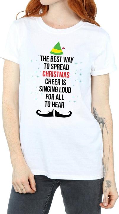 Image du produit Elf - T-shirt CHRISTMAS CHEER TEXT - Femme (L)
