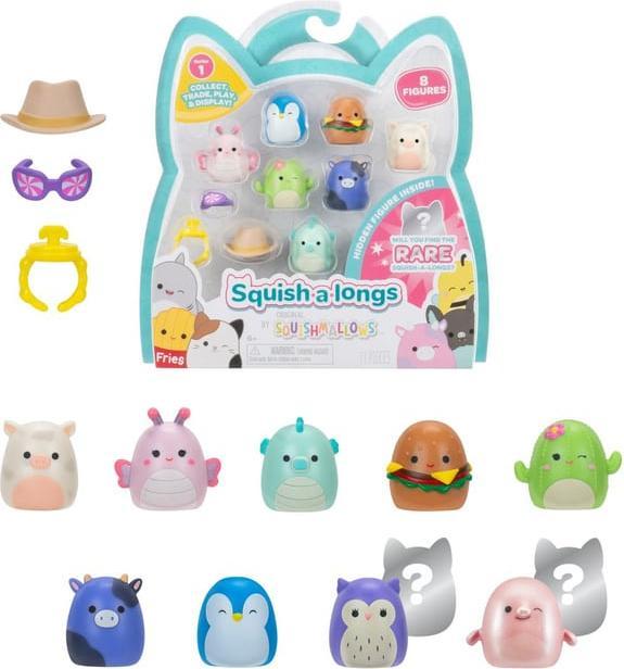 Produktbild Jazwares Sqal - 8 Pack (Asst) (2.50 cm)