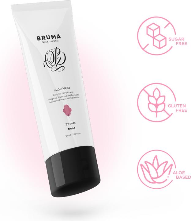Actual product image Bruma Gel Deslizante Con Aloe Vera Sabor A Nube 100 ml