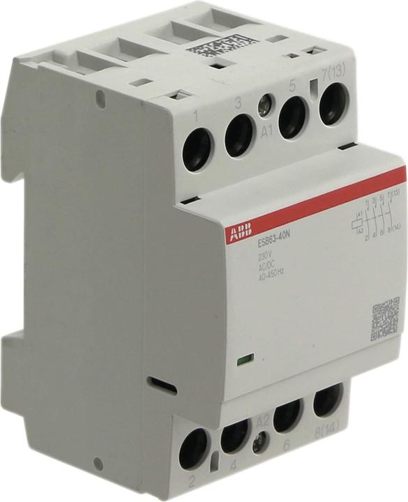 Actual product image ABB ESB63-40N-06 Installation contactor 4S/0Ö, 230 V AC/DC