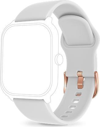 Actual product image ICE Watch Watch strap silicone size M 22mm white 021419 (22 mm, Silicone)