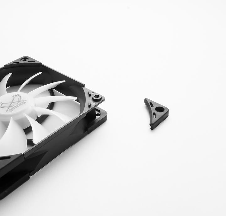 Actual product image Scythe Kaze Flex 120 ARGB PWM fan, 300-1800rpm (120 mm, 1 x)