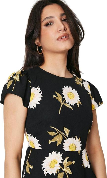 Actual product image Dorothy Perkins Womens/Ladies Daisy Tiered Hem Flutter Mini Dress (40 D)
