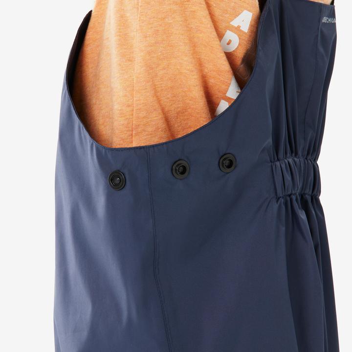 Actual product image Quechua Salopette imperméable de randonnée enfant 2-6 ans, NH100 bleu marine (5, 6)